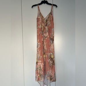 Floral High-Low Dress